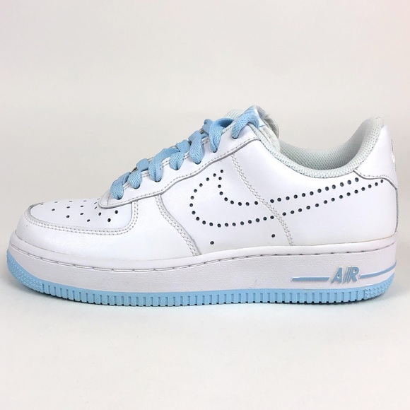 Nike Air Force 1 07 Pale Blue Shoe Retro 315115107 - Picture 5 of 8